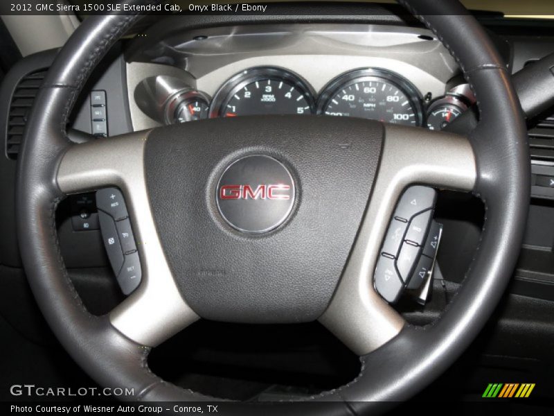 Onyx Black / Ebony 2012 GMC Sierra 1500 SLE Extended Cab