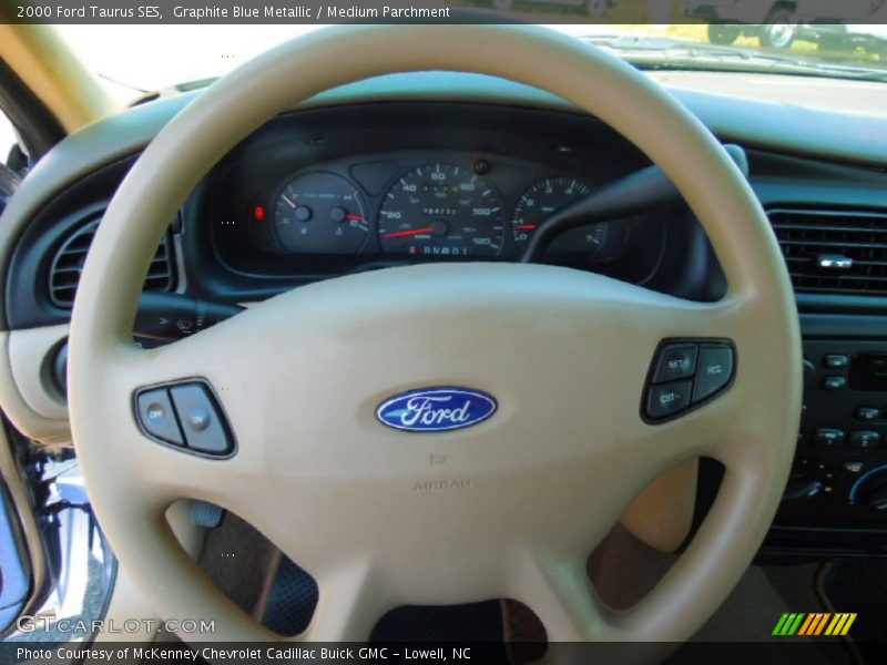 Graphite Blue Metallic / Medium Parchment 2000 Ford Taurus SES