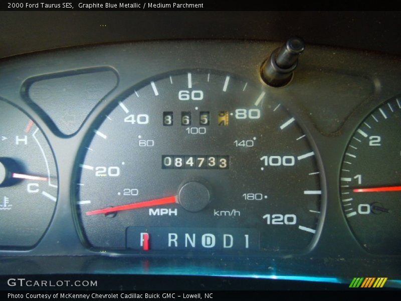 Graphite Blue Metallic / Medium Parchment 2000 Ford Taurus SES