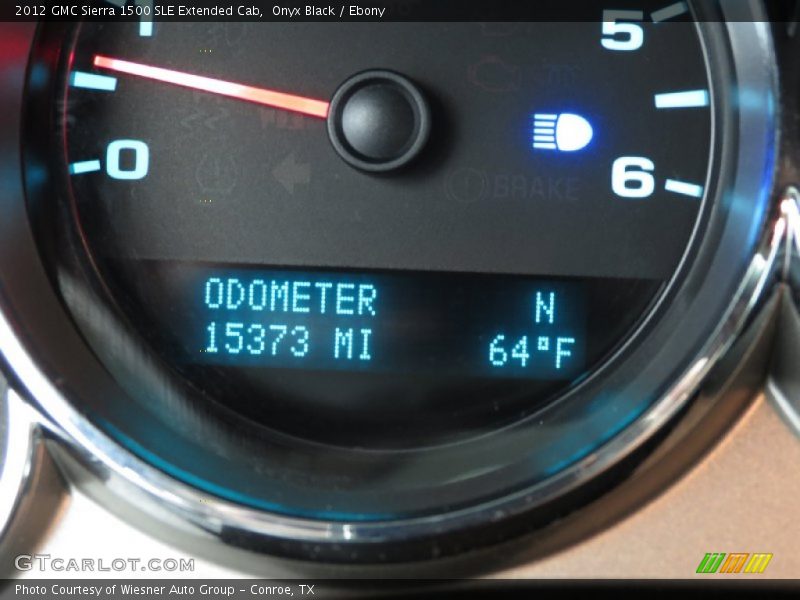 Onyx Black / Ebony 2012 GMC Sierra 1500 SLE Extended Cab