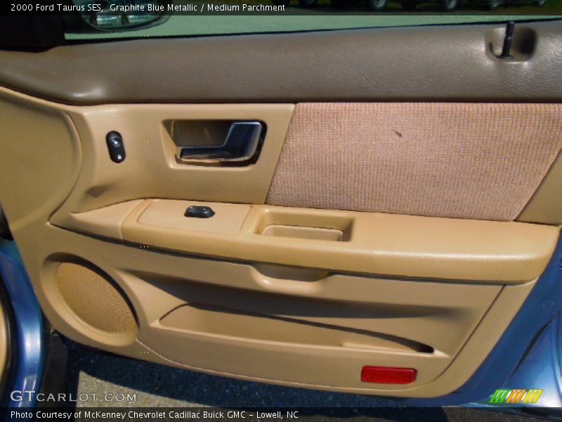 Graphite Blue Metallic / Medium Parchment 2000 Ford Taurus SES