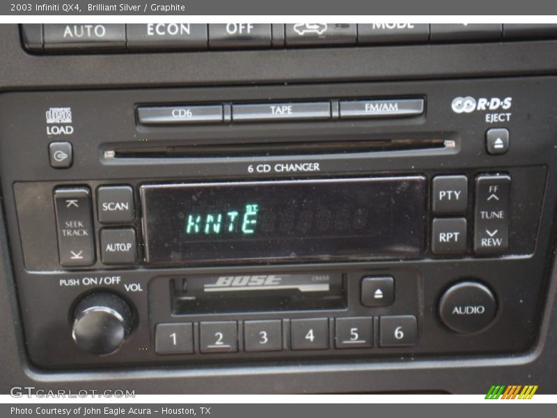 Audio System of 2003 QX4 