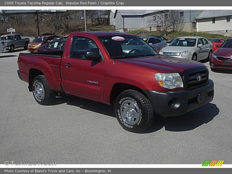 Impulse Red Pearl / Graphite Gray 2006 Toyota Tacoma Regular Cab
