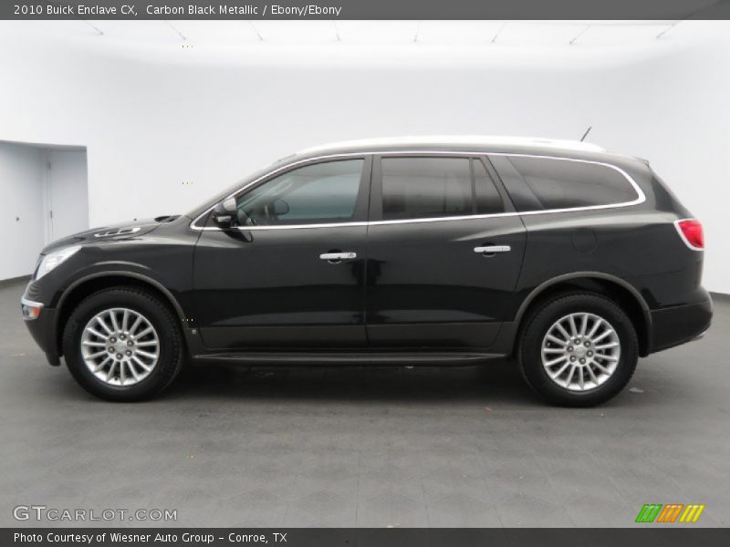 Carbon Black Metallic / Ebony/Ebony 2010 Buick Enclave CX