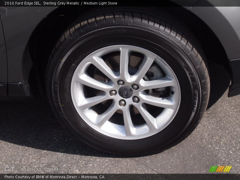 Sterling Grey Metallic / Medium Light Stone 2010 Ford Edge SEL