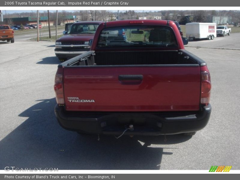 Impulse Red Pearl / Graphite Gray 2006 Toyota Tacoma Regular Cab