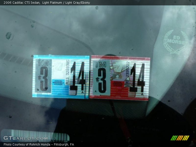 Light Platinum / Light Gray/Ebony 2006 Cadillac CTS Sedan