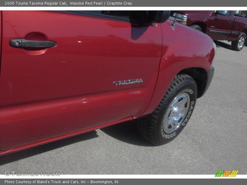 Impulse Red Pearl / Graphite Gray 2006 Toyota Tacoma Regular Cab
