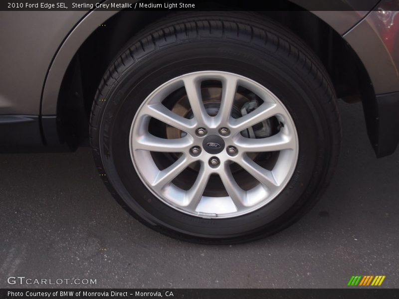 Sterling Grey Metallic / Medium Light Stone 2010 Ford Edge SEL