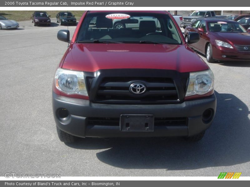 Impulse Red Pearl / Graphite Gray 2006 Toyota Tacoma Regular Cab