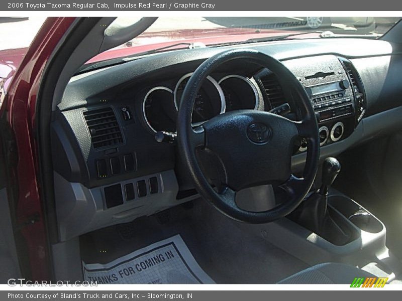 Impulse Red Pearl / Graphite Gray 2006 Toyota Tacoma Regular Cab