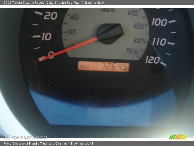 Impulse Red Pearl / Graphite Gray 2006 Toyota Tacoma Regular Cab