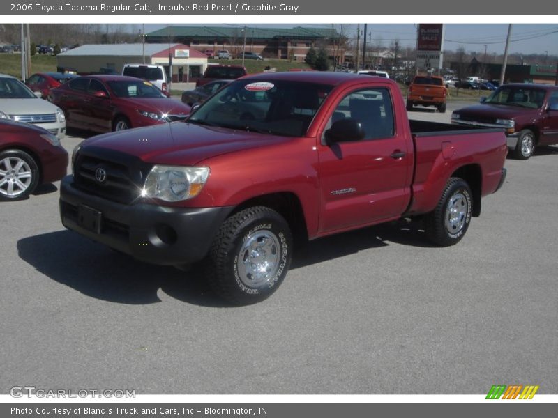 Impulse Red Pearl / Graphite Gray 2006 Toyota Tacoma Regular Cab