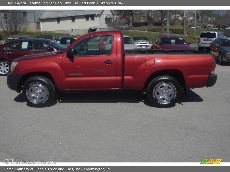 Impulse Red Pearl / Graphite Gray 2006 Toyota Tacoma Regular Cab