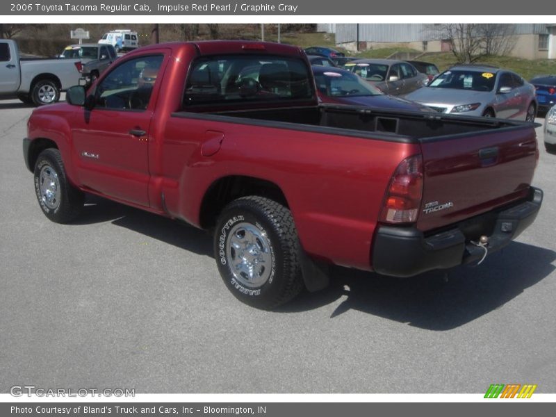 Impulse Red Pearl / Graphite Gray 2006 Toyota Tacoma Regular Cab