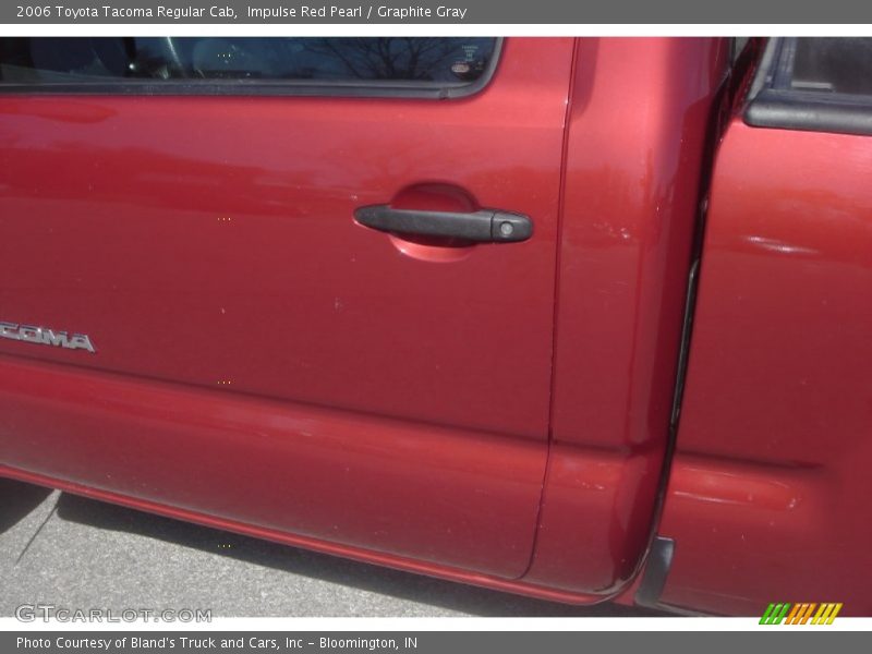 Impulse Red Pearl / Graphite Gray 2006 Toyota Tacoma Regular Cab