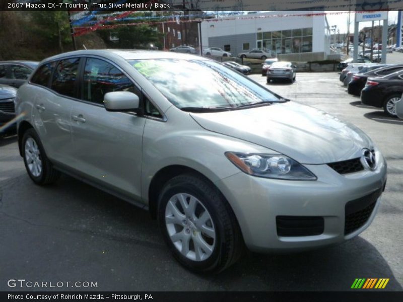 True Silver Metallic / Black 2007 Mazda CX-7 Touring