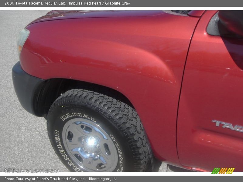 Impulse Red Pearl / Graphite Gray 2006 Toyota Tacoma Regular Cab