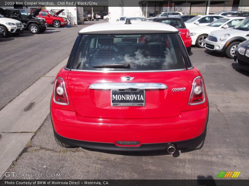 Chili Red / Black/Grey 2009 Mini Cooper Hardtop