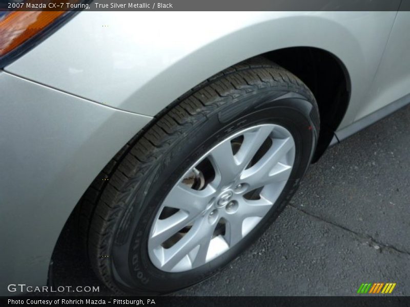 True Silver Metallic / Black 2007 Mazda CX-7 Touring
