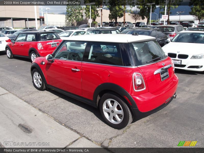 Chili Red / Black/Grey 2009 Mini Cooper Hardtop
