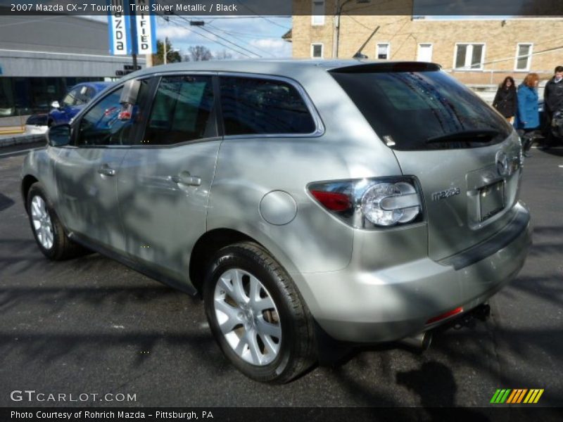 True Silver Metallic / Black 2007 Mazda CX-7 Touring