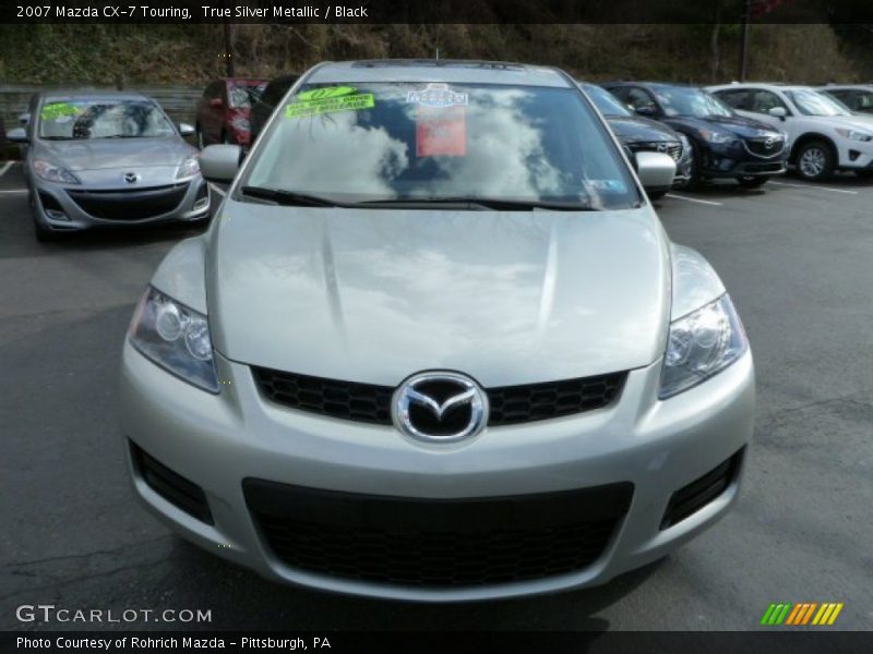True Silver Metallic / Black 2007 Mazda CX-7 Touring