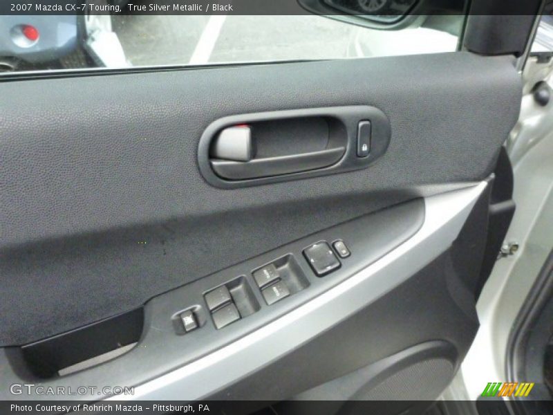 True Silver Metallic / Black 2007 Mazda CX-7 Touring