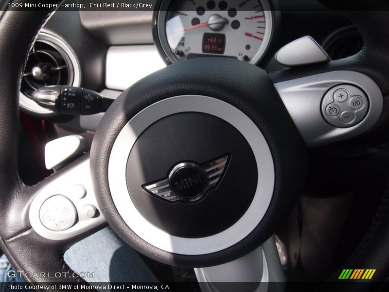 Chili Red / Black/Grey 2009 Mini Cooper Hardtop