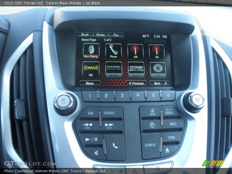 Carbon Black Metallic / Jet Black 2013 GMC Terrain SLE