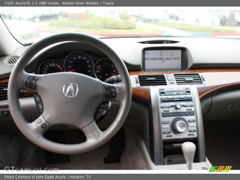 Meteor Silver Metallic / Taupe 2005 Acura RL 3.5 AWD Sedan