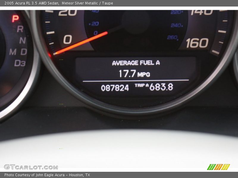 Meteor Silver Metallic / Taupe 2005 Acura RL 3.5 AWD Sedan