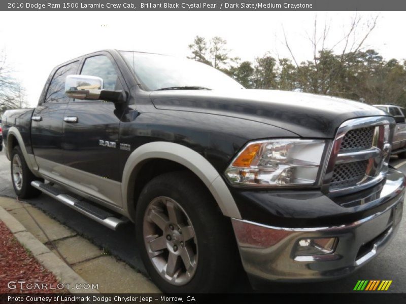 Front 3/4 View of 2010 Ram 1500 Laramie Crew Cab