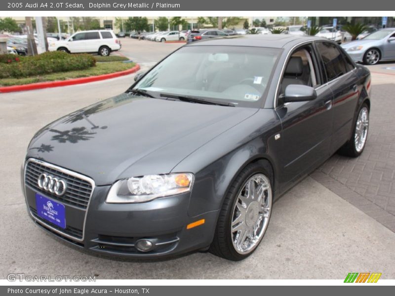 Dolphin Grey Metallic / Platinum 2005 Audi A4 2.0T Sedan