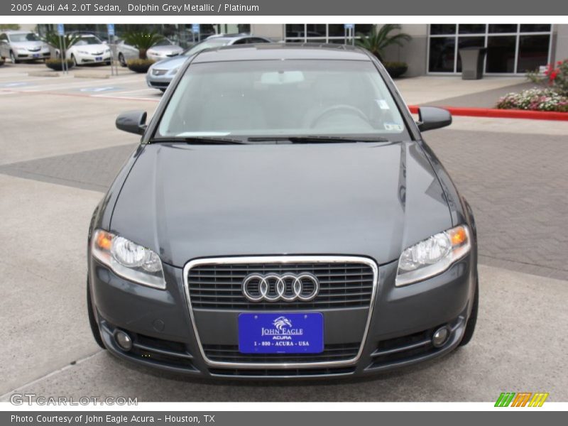 Dolphin Grey Metallic / Platinum 2005 Audi A4 2.0T Sedan