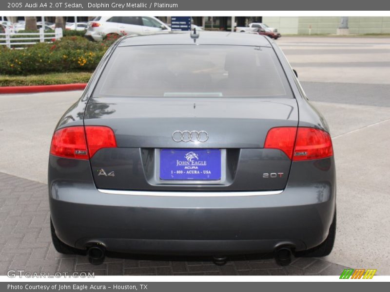 Dolphin Grey Metallic / Platinum 2005 Audi A4 2.0T Sedan