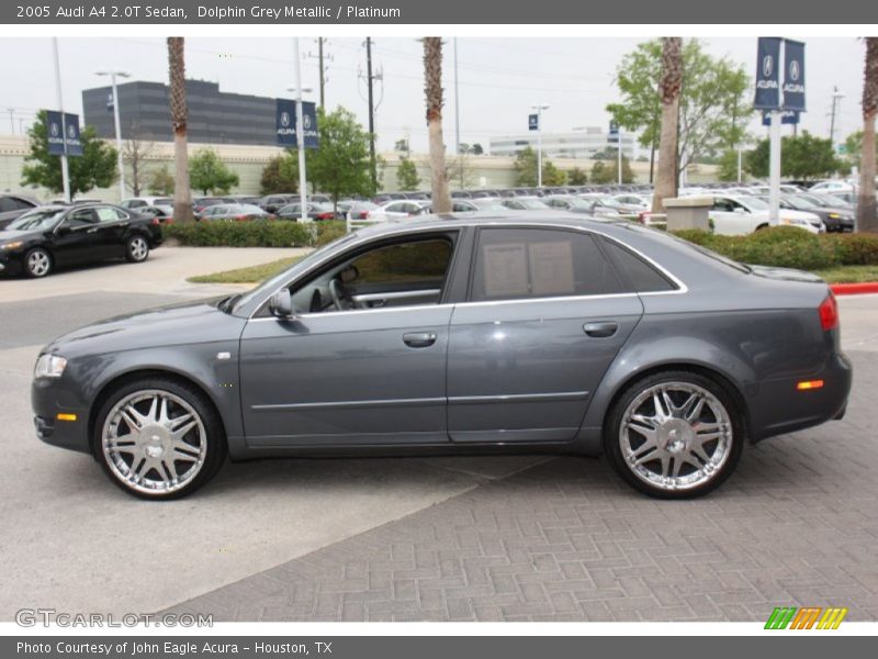 Dolphin Grey Metallic / Platinum 2005 Audi A4 2.0T Sedan