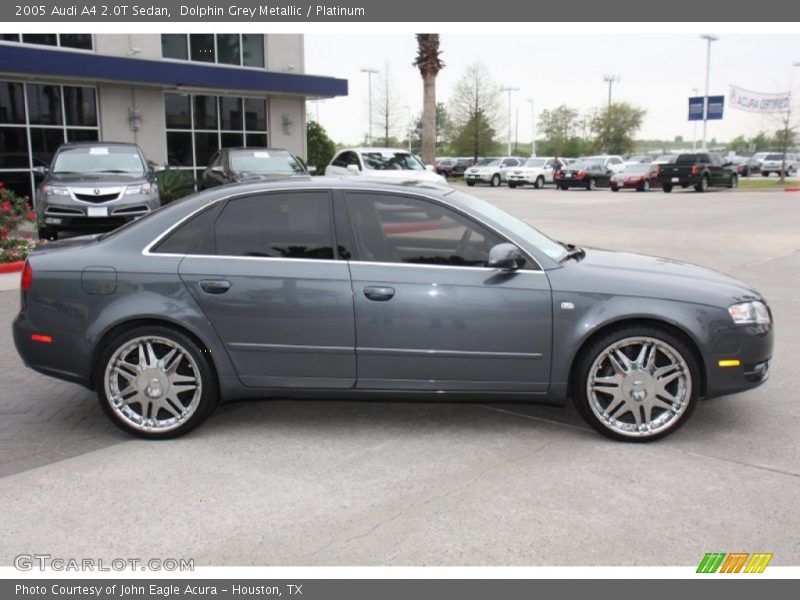 Dolphin Grey Metallic / Platinum 2005 Audi A4 2.0T Sedan