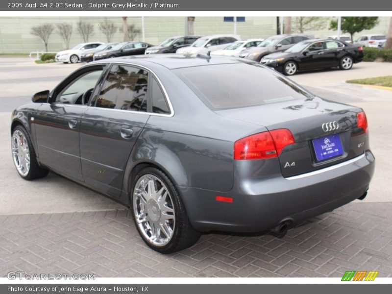 Dolphin Grey Metallic / Platinum 2005 Audi A4 2.0T Sedan