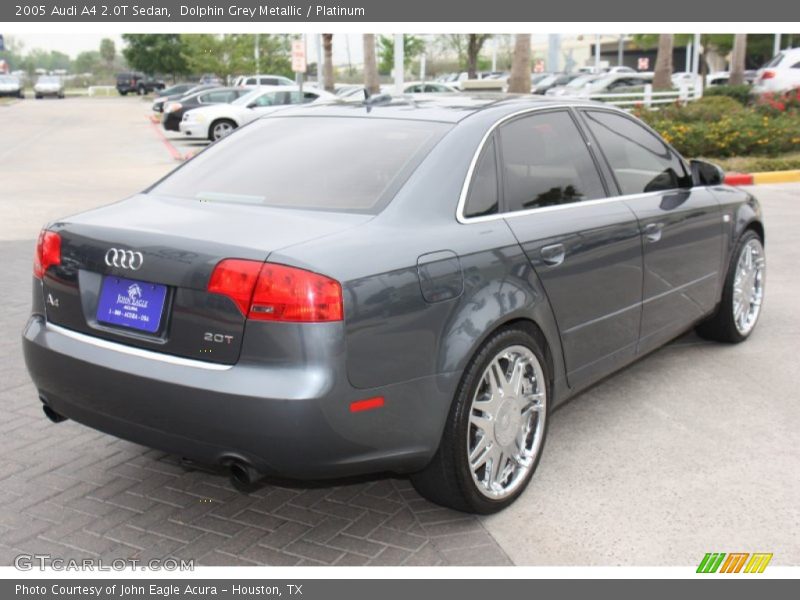 Dolphin Grey Metallic / Platinum 2005 Audi A4 2.0T Sedan