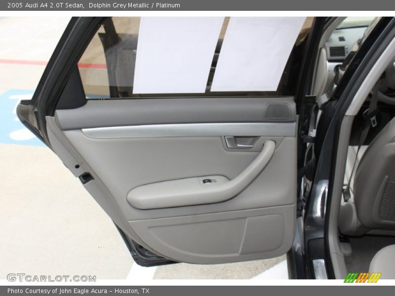 Dolphin Grey Metallic / Platinum 2005 Audi A4 2.0T Sedan