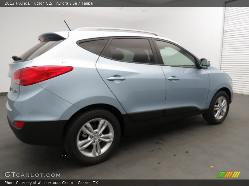 Aurora Blue / Taupe 2013 Hyundai Tucson GLS