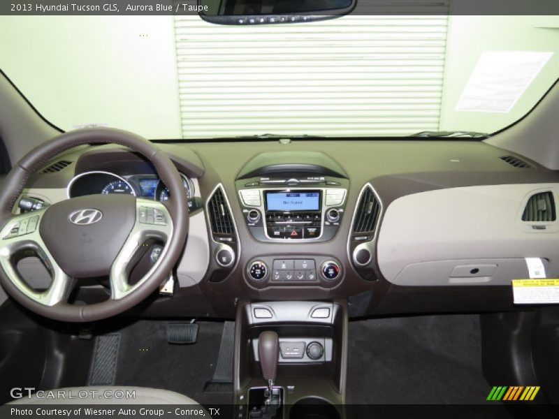 Aurora Blue / Taupe 2013 Hyundai Tucson GLS