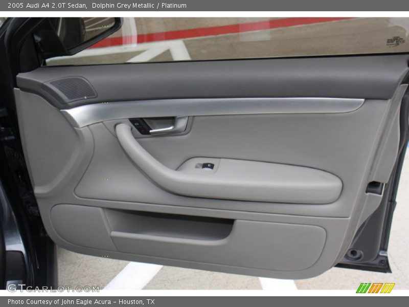 Dolphin Grey Metallic / Platinum 2005 Audi A4 2.0T Sedan