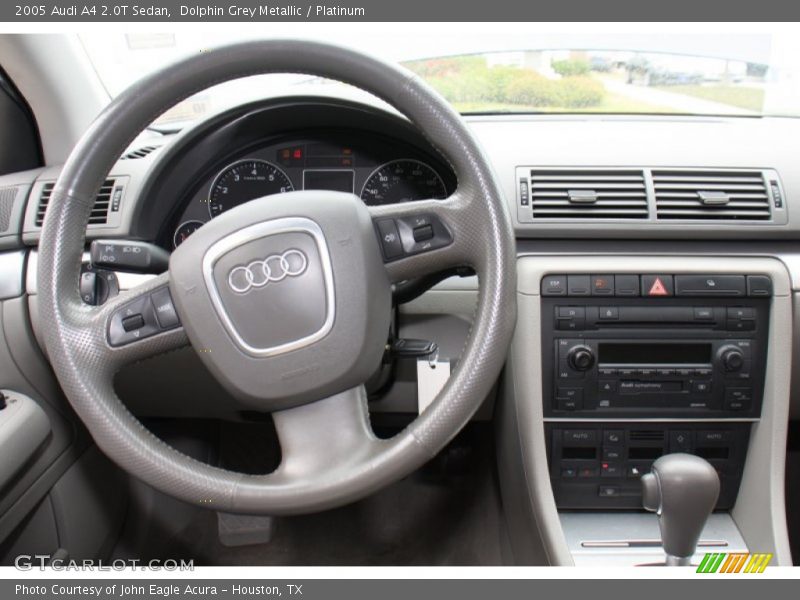 Dolphin Grey Metallic / Platinum 2005 Audi A4 2.0T Sedan