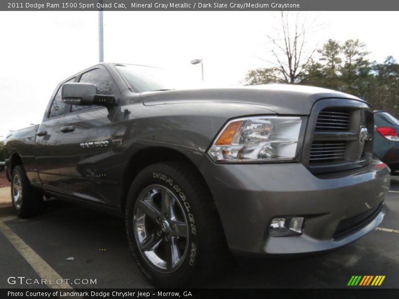 Mineral Gray Metallic / Dark Slate Gray/Medium Graystone 2011 Dodge Ram 1500 Sport Quad Cab