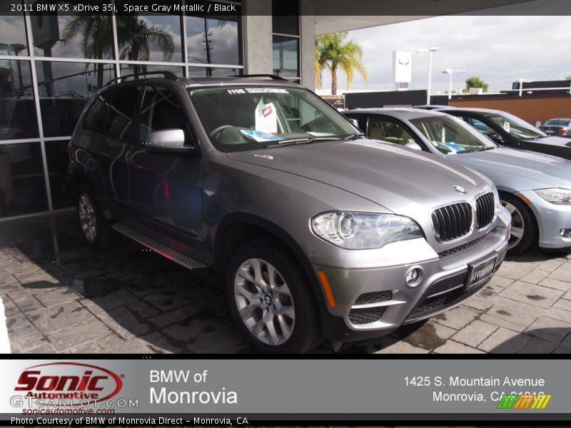 Space Gray Metallic / Black 2011 BMW X5 xDrive 35i