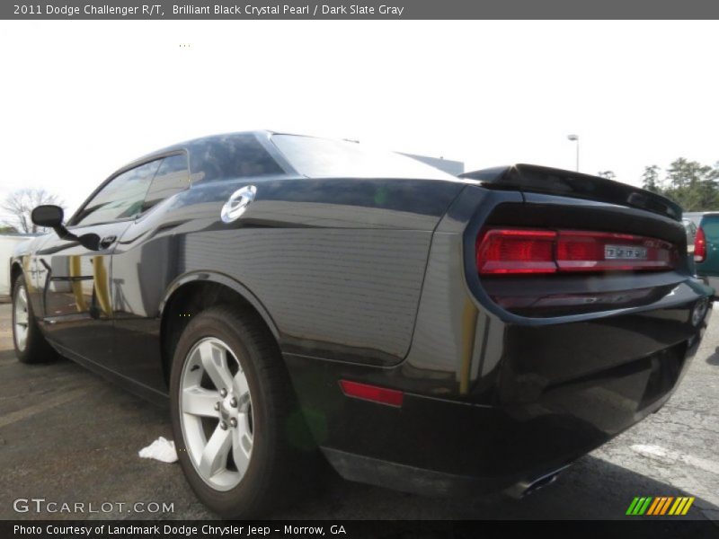 Brilliant Black Crystal Pearl / Dark Slate Gray 2011 Dodge Challenger R/T
