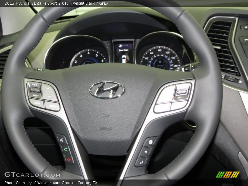 Twilight Black / Gray 2013 Hyundai Santa Fe Sport 2.0T