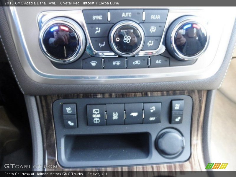 Crystal Red Tintcoat / Cocoa Dune 2013 GMC Acadia Denali AWD